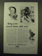 1928 Bell  Howell Filmo 70 Camera  Projector Ad