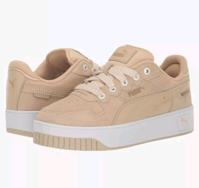 NIB Womens Puma Carina Street Sneaker 9 Granola Platform Thick Lace