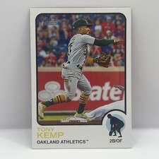 2022 Topps Heritage High Number Baseball Tony Kemp Base #628 Oakland Athletics