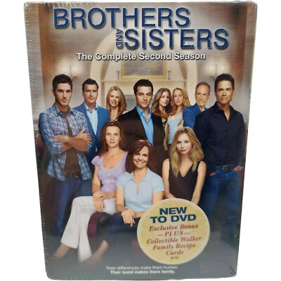 Brothers and Sisters, The Complete Second Season DVD 2008, 5-Disc Set NEW SEALED