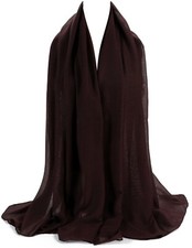Plain Cotton Sarong Maxi Women's Scarf Shawl / Wrap Hijab Oversize