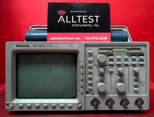 Tektronix TDS460A Opt. 05, 13, 1F, 1M, 2F, 4-Channel Oscilloscope, 400 MHz - Picture 6 of 6