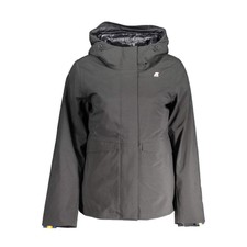 K-way Black Polyester Jackets & Coat