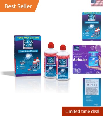 Preservative-Free Hydrogen Peroxide Lens Cleaner & Case - Eyecare Essentials