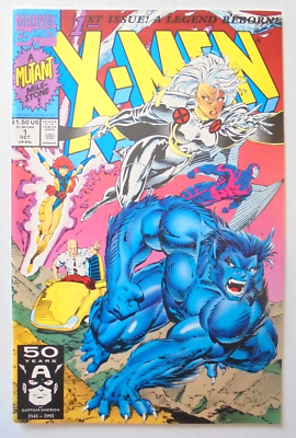 X-Men #1 Complete 5 Book Set Jim Lee Covers 1991 Marvel Variants