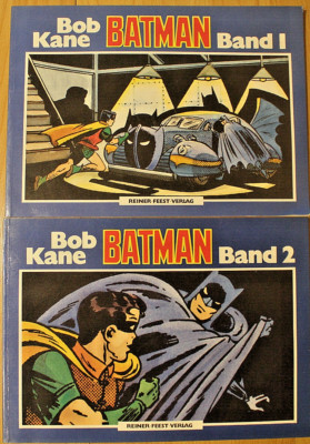  Batman Band 1+2 komplette Serie- Bob Kane -Reiner Feest Verlag