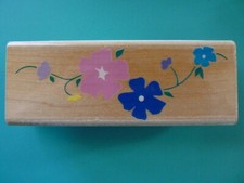 Floral Vine Flourish RUBBER STAMPEDE Rubber Stamp