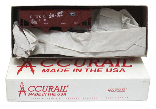 Kit de coche Accurail 2706 HO madera lateral doble tolva CB&Q 194026 NUEVO EN CAJA | Zustand: New