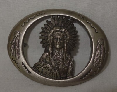 COLORADO SILVER STAR NAVAJO BELT BUCKLE Colorado Silverstar | Custom Metal Castings: Belt Buckles  main image 3
