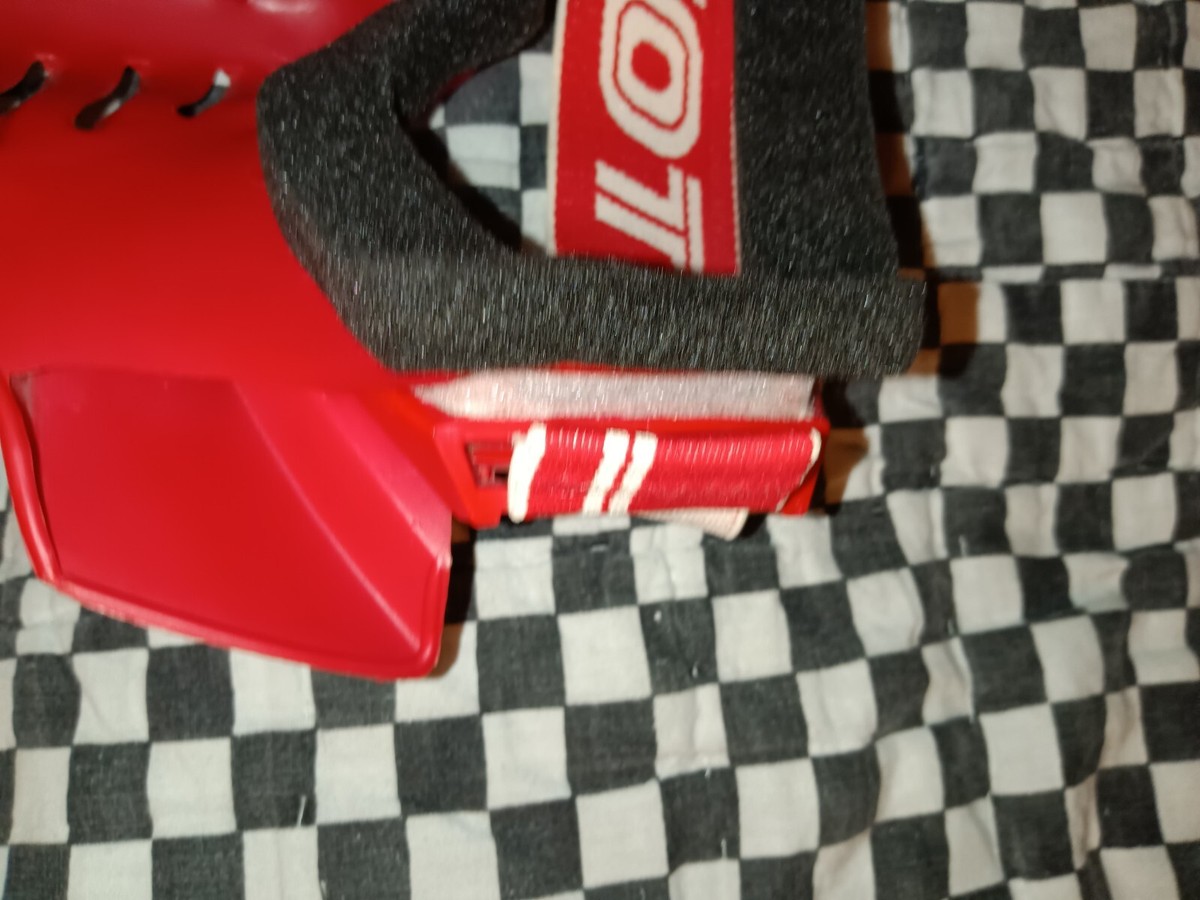 Vintage SCOTT 89 Red goggles/Red mask guard ,mx,ama Vintage SCOTT 89 Red goggles/Red mask guard ,mx,ama