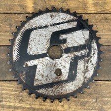 Old School BMX GT 39t Sprocket Big Logo 39 Tooth 90s Freestyle Steel Rusty OG A3