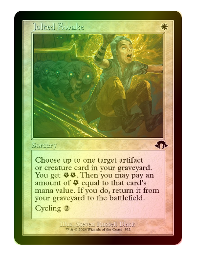 Jolted Awake - Foil - Retro Frame Modern Horizons 3 MTG | eBay