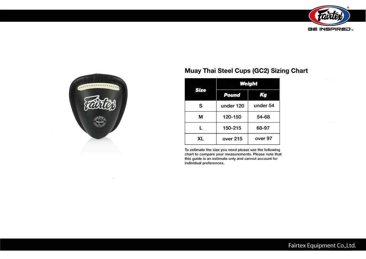 Fairtex Steel Groin Cup Muay Thai MMA Black eBay