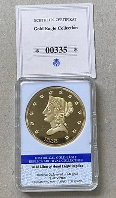 Sammlerstück Liberty Historical Gold Eagle Replica Archival Collection  - Bild 1 von 4
