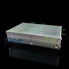 LESU 1/14 RC 280MM Metal Car Bucket Cargo Box 8*8 Tractor Truck DIY Tamiye Model