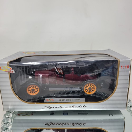 Signature Model 1917 Reo Touring 1:18 Scale Diecast Model Toy Car NEW Red 18105 - 第 1/9 張圖片