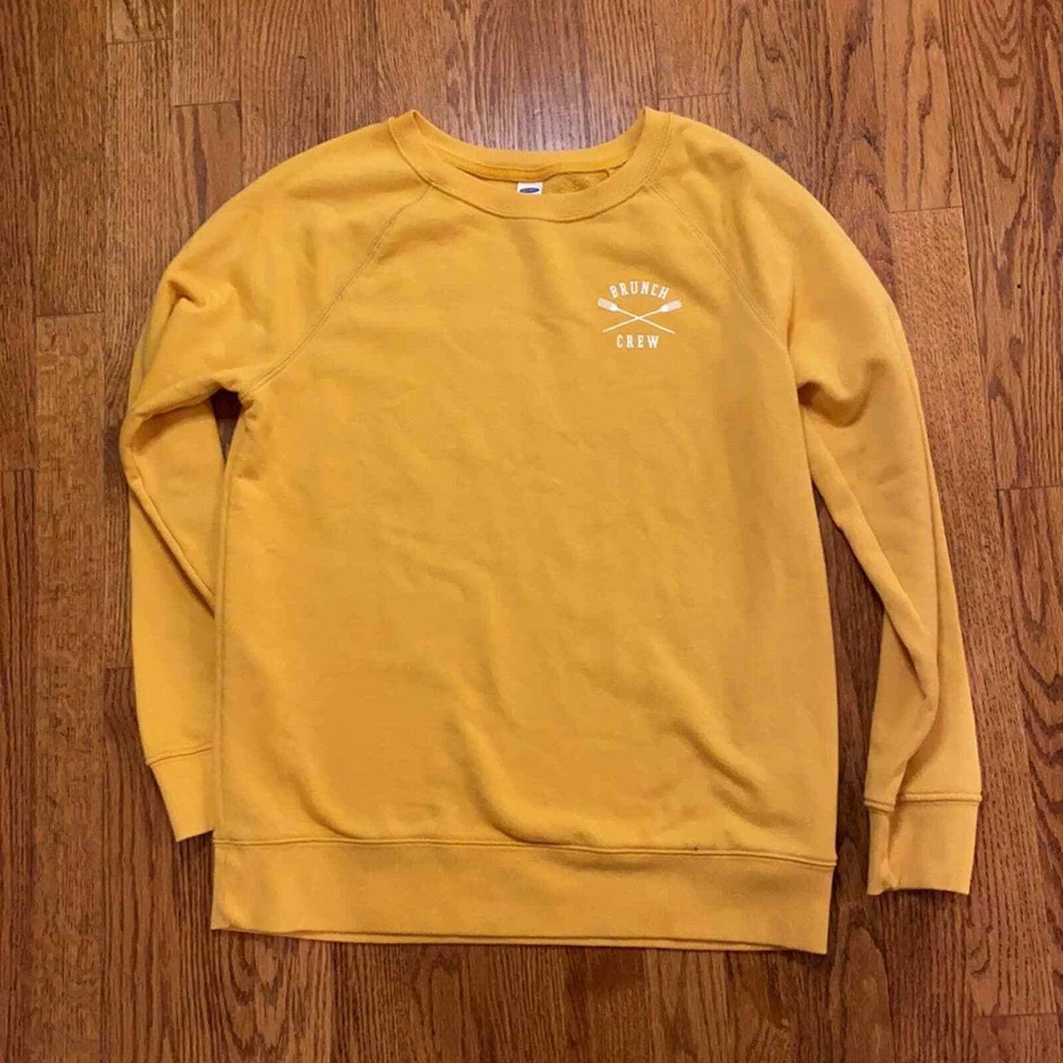Old navy yellow sweatshirt top