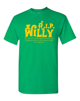 Willy Wonka RIP Rest in Peace Gene Wilder Men's Tee Shirt 1510
