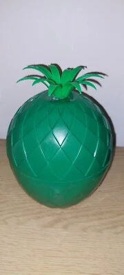 Seau à glaçons vintage ananas vert années 70 - Photo 1/4