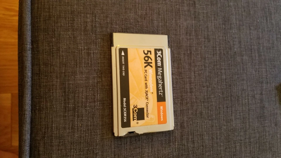 3Com 56K PC card PCMCIA Winmodem model 3XCM356 - Image 4 of 4