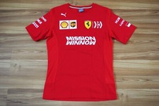 FERRARI F1 MISSION WINNOW 2019 PUMA SHIRT T-SHIRT VETTEL LECLERC TEAM MENS SMALL