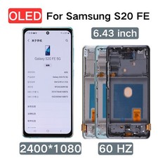 Small OLED For Samsung Galaxy S20FE G780 G781 Display Touch Screen Replacement