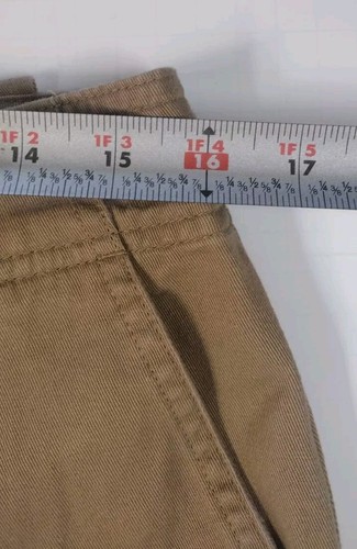 Lauren Ralph Lauren hellbraune Cargoshorts vorne flach 100 % Baumwolle Damengröße 10 " - Bild 8 von 11