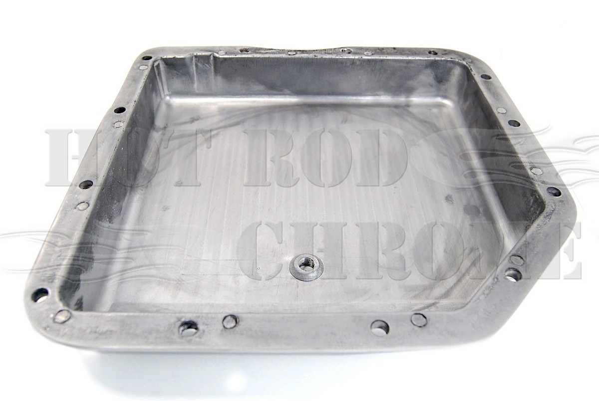 Aluminum Finned Black GM Turbo TH350 Extra Capacity Automatic Transmission Oil Pan