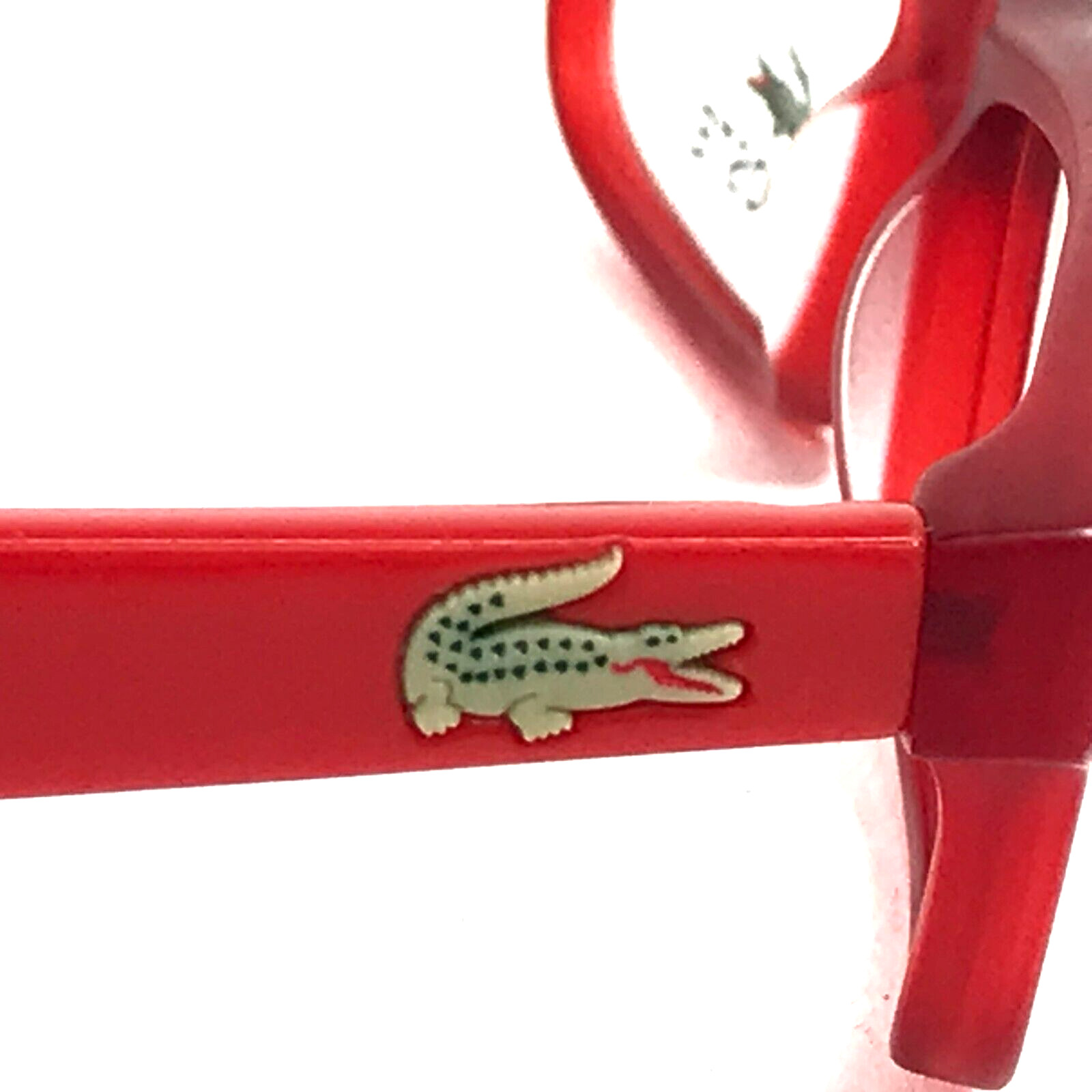 Lacoste Kids Eyeglasses Frames L3605 615 Red Rectangle Full Rim 45-14-130 thumbnail 4