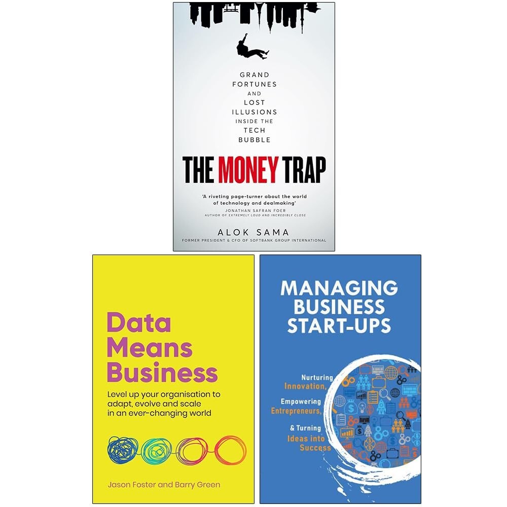 Money Trap (HB), Managing Business Start-Ups, Data Means Business 3 Books Set