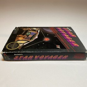 Star Voyager Nintendo Entertainment System, 1987 NES Game Manual And Dust Sleeve