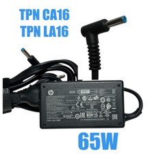 HP 65W AC Adapter Blue Tip Model TPN-LA16,TPN-CA16,TPN-DA17 19.5V- 3.33A