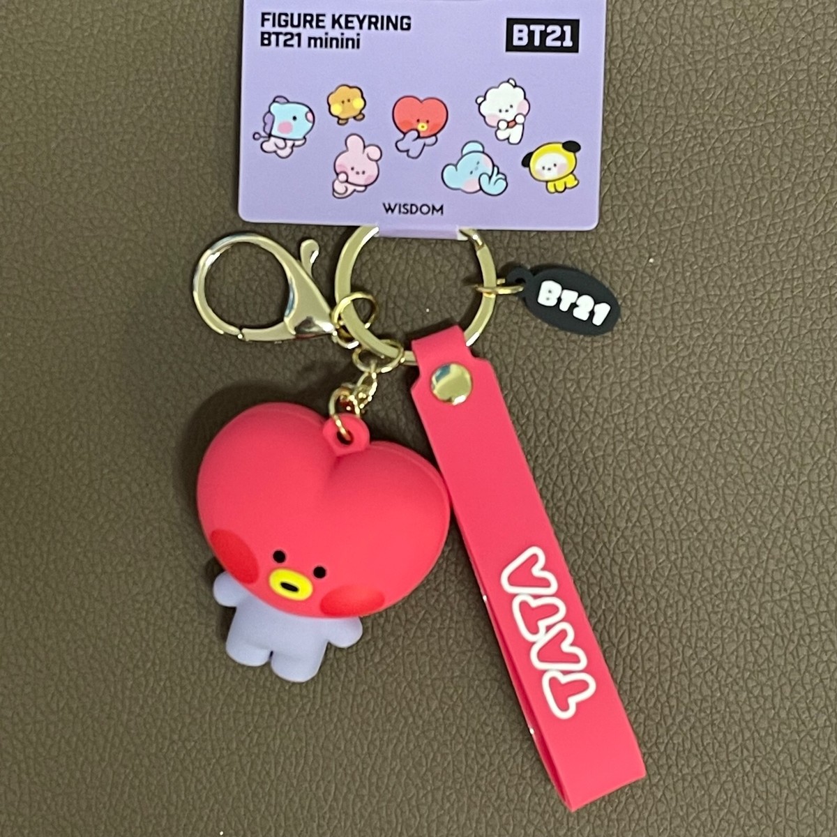 BTS BT21 Minini Official Authentic Figure Keychain Strap Keyring