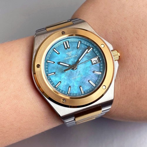 Tandorio 40mm Two Tone Engineer Style Automatic NH35A Sapphire Watch Collection - Picture 26 of 27