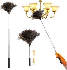 Staubwedel Ausziehbar, Strau&szlig;enfeder-Staubwedel Zum Reinigen, Extra Langer Staub