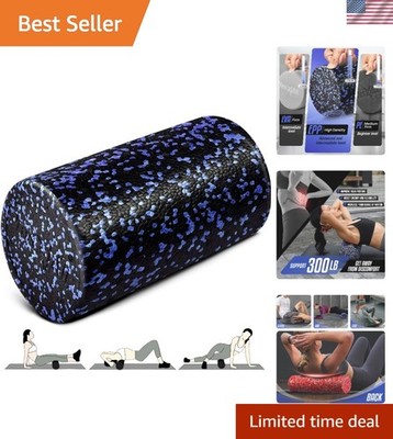 Versatile EPP Round Foam Roller - Extra Firm 12 Inch for Mobility & Flexibility