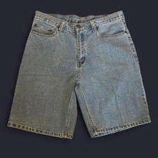 Vintage Faded Glory Lightwash Blue Denim Jorts Men's Size 36