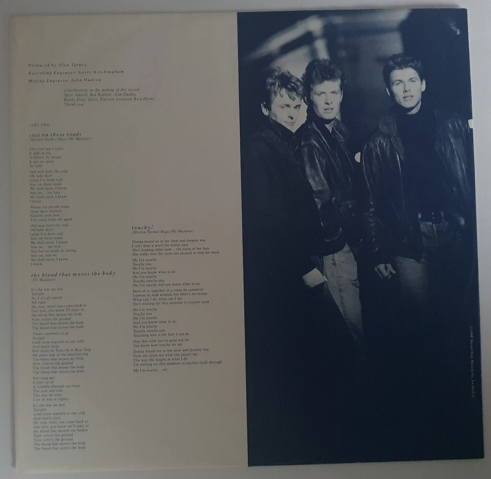a-ha – Stay On These Roads (Vinyl, 1988), OIS, excellenter Zustand (EX) - Bild 4 von 4