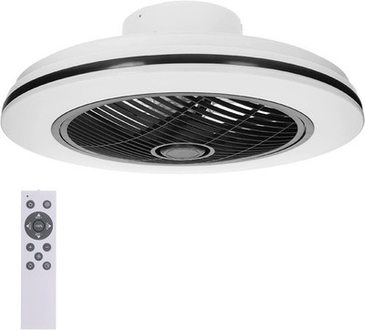 LED-Deckenventilator mit Leuchte 45W 51cm 360° Airflow warm-neutralweiß dimmbar