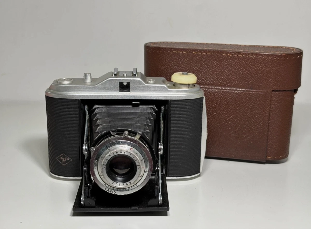 Agfa Isolette Folding Camera Argentique moyen Apotar lens F/ 4.5 85 mm