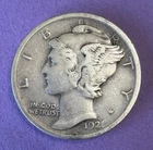 1921 Mercury Dime 10C VF - Very Fine