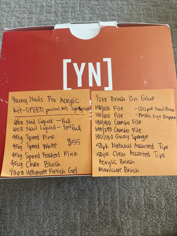 Kit Speed YN young nails Pro acrílico - Imagem 2 de 4