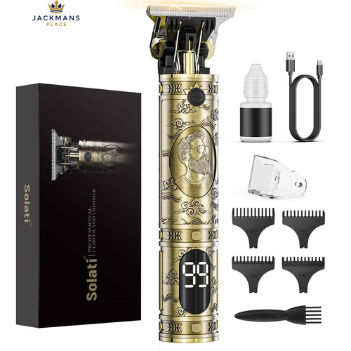 Beard Trimmer Hair Clippers Men,Cordless Rechargeable for Gold