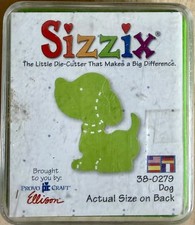 Sizzix Dog Die Cut Original Green Small 38-0279