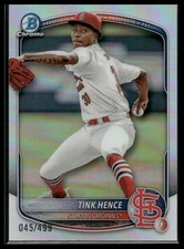 2025 Bowman Tink Hence #BCP-101 Cardinals SN Chrome Prospects Refractor