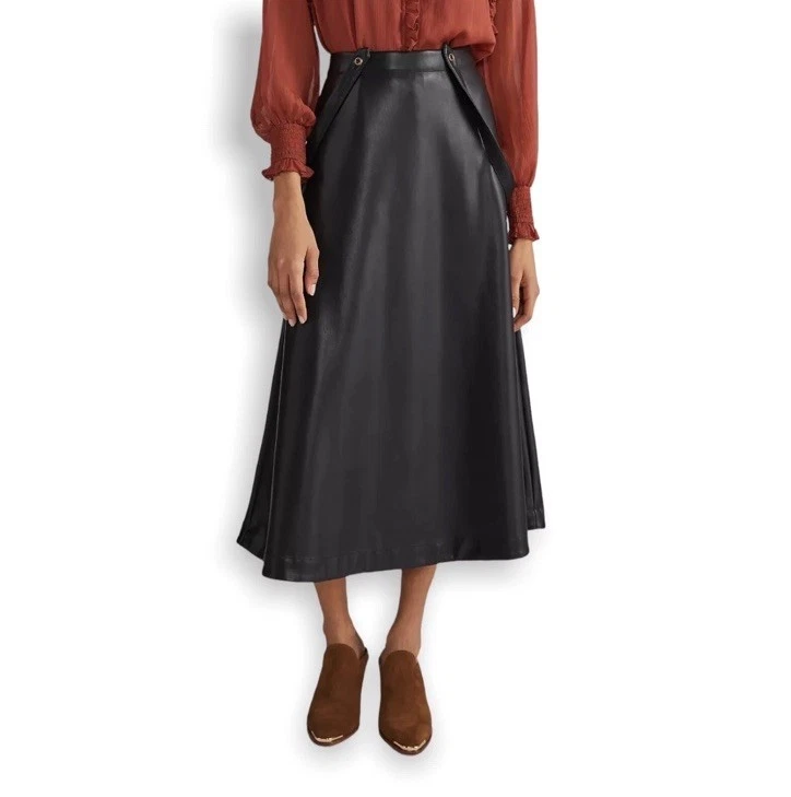 Faux Leather A-Line Skirts for Women for sale | eBay