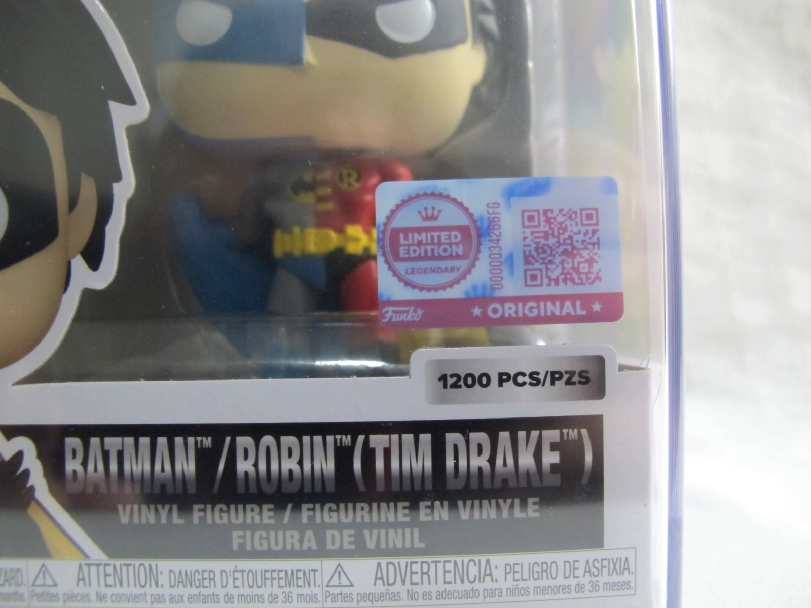 Funko Pop! Batman/Robin (Tim Drake) #603 with Protector - NEW IN HAND - LE 1200