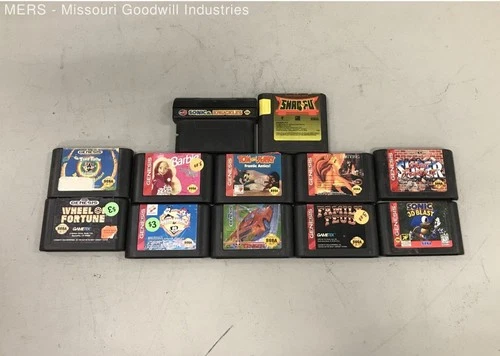 Lot Of 10 Sega Genesis Video Games