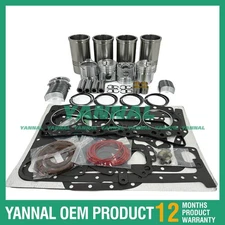 4 pcs Overhaul Rebuild Kit With Gasket Set Bearing for Dongfanghong YT4A2-24