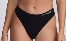 Step One Thong Espresso Tini Medium New with tags